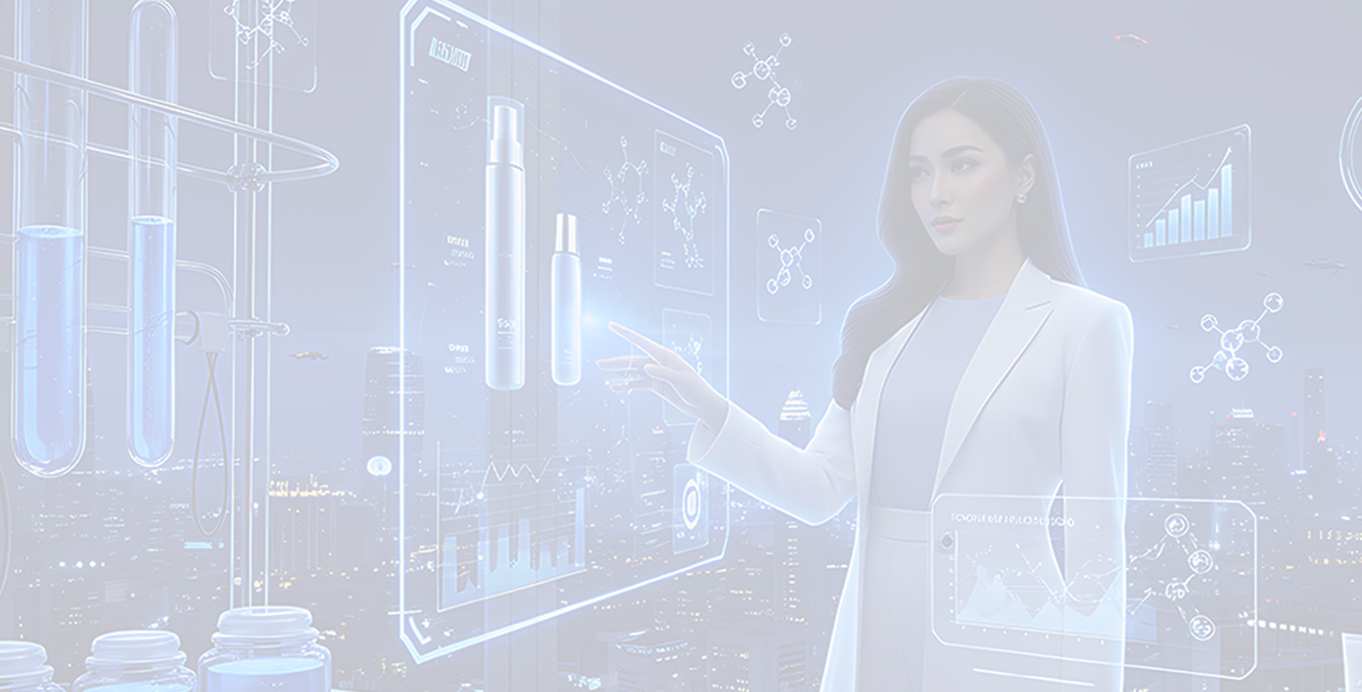 Lunaray Beauty Innovation Background